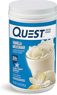 Poudre de protéines quest nutrition, milkshake à la vanille, 1,5 lb