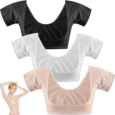 Sous-vêtements respirants gilet de protection contre la transpiration, 3 pièces coussinets d'absorption