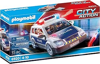 Voiture de police playmobil city action 6920 avec lumières et son - 6920