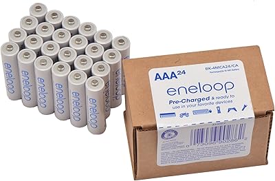 Panasonic enelop bk-4mca24/ca piles aa préchargées, rechargeables avec 2100 cycles de charge