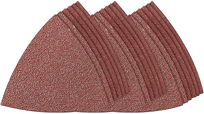 Patins de ponçage oscillants dremel mm80w, 18 pièces, comprend des triangles de ponçage