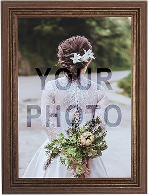 Cadre photo en plastique pvc | cadres format a4 style bois