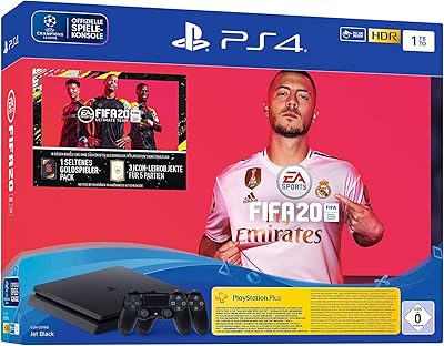 Console de jeu vidéo numérique playstation4 1 to avec pack fifa 20 et