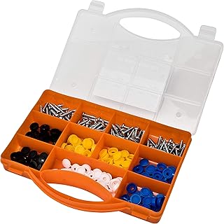 Support 180 pièces, jeu de vis et capuchons avec vis - comprend noir