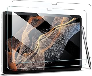 Protecteur d'écran en verre trempé transparent pour samsung galaxy tab s8 plus
