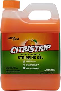 Gel exfoliant pour peinture et vernis citrip qcsg801, 1 litre, rouge