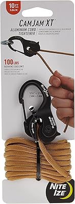Corde de remorquage en aluminium night easy cam jam xt avec mousqueton