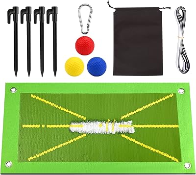 Tapis d'entraînement de golf pour la détection du swing tapis portable sur herbe