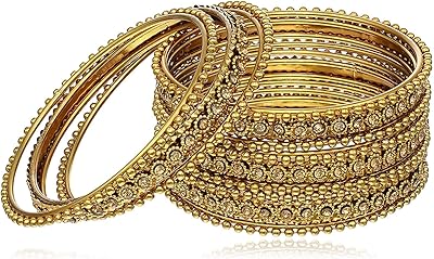 Bracelet de bijoux traditionnels élégants plaqués or pour femmes de jubella, couleur or