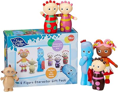 Le coffret cadeau kids in the night garden avec poignée de transport contient