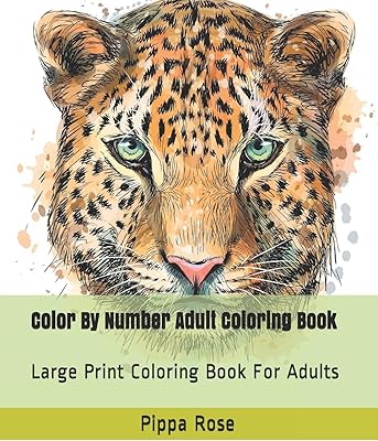 Livre de coloriage pour adultes couleur par numéro : en gros