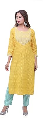 Kurti pur coton | haut kurta pour femme robe ethnique