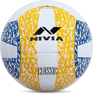Nivea classic volleyball, taille 4 (blanc), jaune