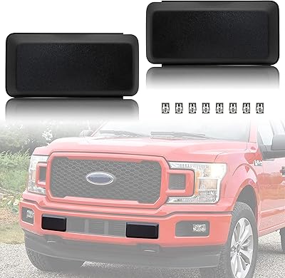 Coussins de pare-chocs avant ford f-150, housses de pare-chocs noires pour ford f150