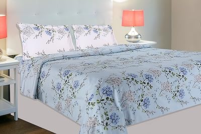 Drap de lit double house & kinder 100 % coton avec 2 taies