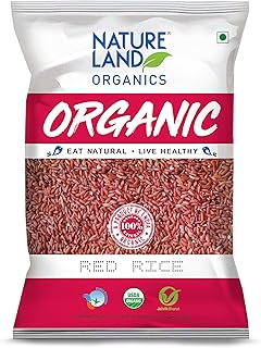 Riz rouge nature land organics - sachet de 1 kg