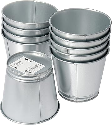 Pots de plantes en acier galvanisé ikea bintje 9 cm - lot