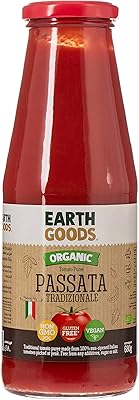 680g de passata biologique earth goods traditionnelle