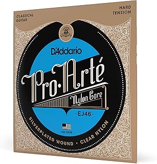 Pack de cordes haute tension d'addario pro arte pour guitare classique, argent - ej46. Votre marketplace de proximité digitale : Diaytar
