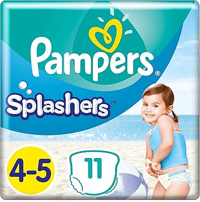 Couches de bain jetables pampers splashers, taille 4-5 (9-15 kg) pour une protection