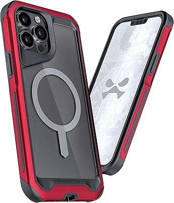 Coque rigide ghostek atomic pour iphone 13 pro max, chargement sans fil intégré