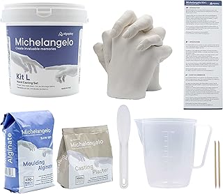 Collection michelangelo de gablai kit de moulage à la main avec alginate plâtre