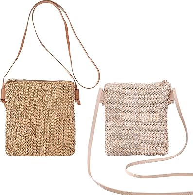 Sac de plage en paille pour femme, sac à main d'été tissé