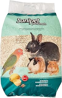 Pâte de litière pour animaux padovan sanipet (granulés de maïs parfumés au citron)