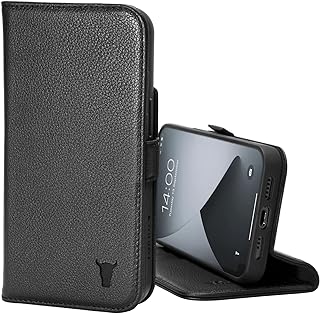 Étui en cuir toro compatible avec iphone 14 pro - étui portefeuille