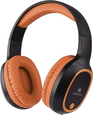 Écouteurs bluetooth sans fil zebronics zip-thunder fm msd autonomie de 9 heures