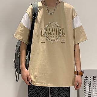 Vêtements de mode cool et coréens, impression de manches à cinq points, section