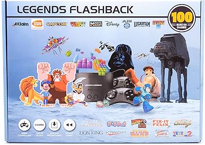 Lampe lumineuse atigames legends. console de jeu hdmi avec 100 jeux