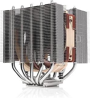 Refroidisseur de processeur à profil bas noctua nh-d12l (120 mm, marron)
