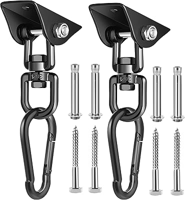 Kit de suspension pour balançoire de porche philomil 725 kg support rotatif