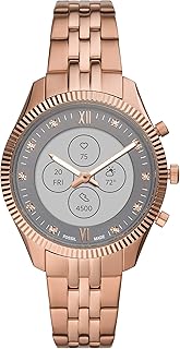 Montre intelligente fossil scarlett mini hybrid hr pour femme avec affichage