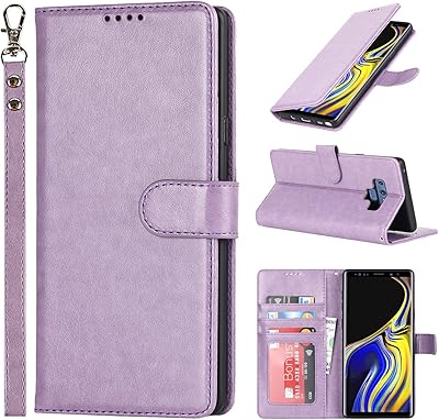 Étui portefeuille sailor tech pour samsung galaxy note 9, étui à rabat