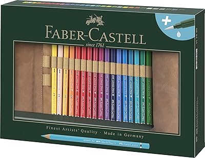 Faber-castell albrecht dürer rouleau à aquarelle avec 30 crayons dont un pinceau
