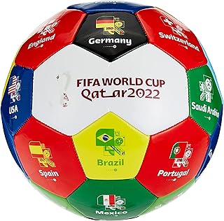 Coupe du monde de la fifa, qatar 2022, série qualifire, taille 5, multicolore