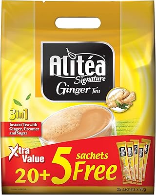 Thé instantané au gingembre aleteia signature paquet de 20 sachets +