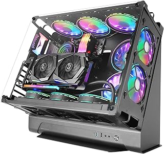 Boîtier de jeu noir marsging mcb, atx large, édition deluxe personnalisée, châssis modulaire