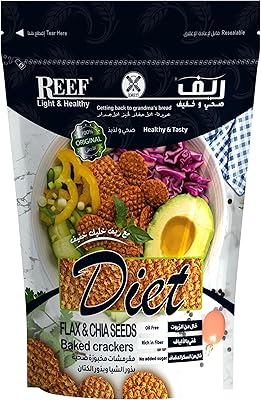 Craquelins reef healthy aux graines de chia et de lin 150g