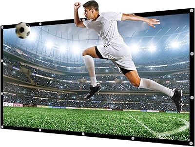Nerbo 300 pouces 16:9 grand écran de cinéma extérieur portable, fabriqué en toile