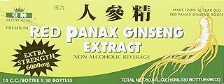 Extrait de ginseng royal king red panax 6000 mg, 0,33 oz