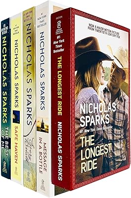 Coffret de 5 livres de la collection nicholas sparks