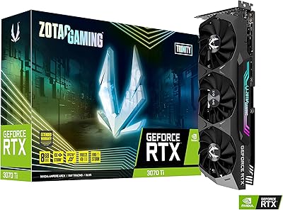 Carte graphique de jeu zotac geforce rtxtm 3070 ti trinity 8