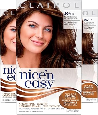 Coloration capillaire liquide permanente clairol nice & easy, 5 g, coloration naturelle châtain moyen doré, lot de 3. Trouvez tout ce dont vous avez besoin sur Diaytar Sénégal