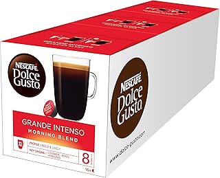 Capsules de café nescafé dolce gusto americano bold morning, 16 capsules