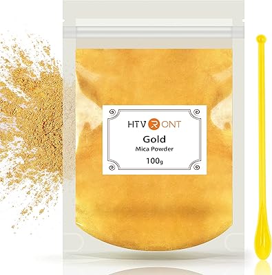 Poudre de mica htv runt gold pour résine époxy - 3,5 oz