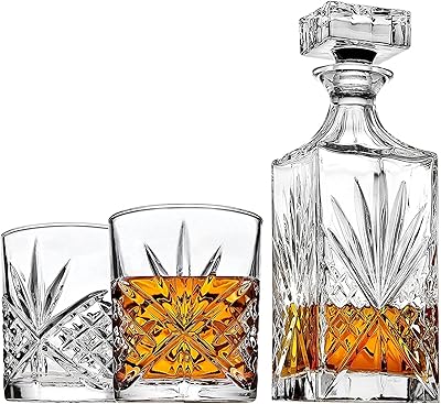 Carafe à whisky de la boutique officielle des émirats arabes unis avec deux
