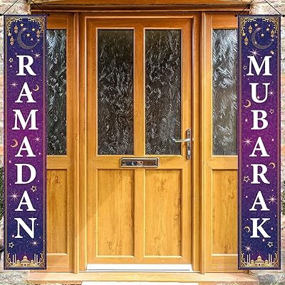 Bannières ramadan mubarak 2022 pour décoration de porche - bannière ramadan kareem